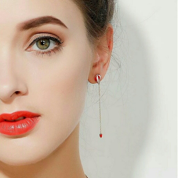 ❤️ earring Set Capture My Heart Dangle Earings* - Picture 2 of 3